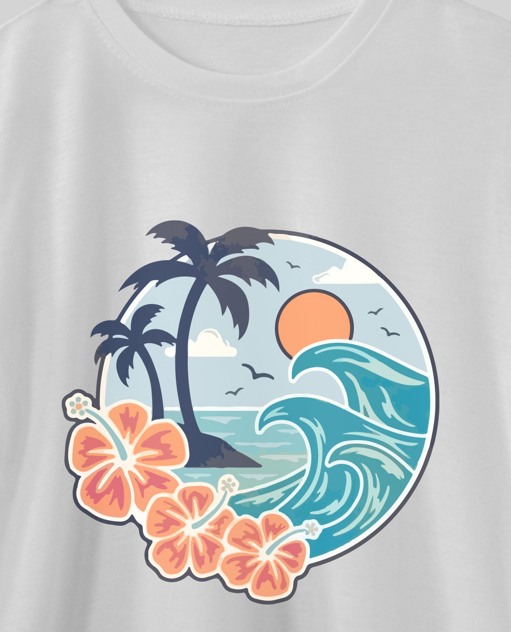 Short sleeve t-shirt for boys - Beach