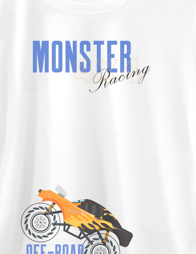 Short sleeve t-shirt for Boys - Monstor Racing