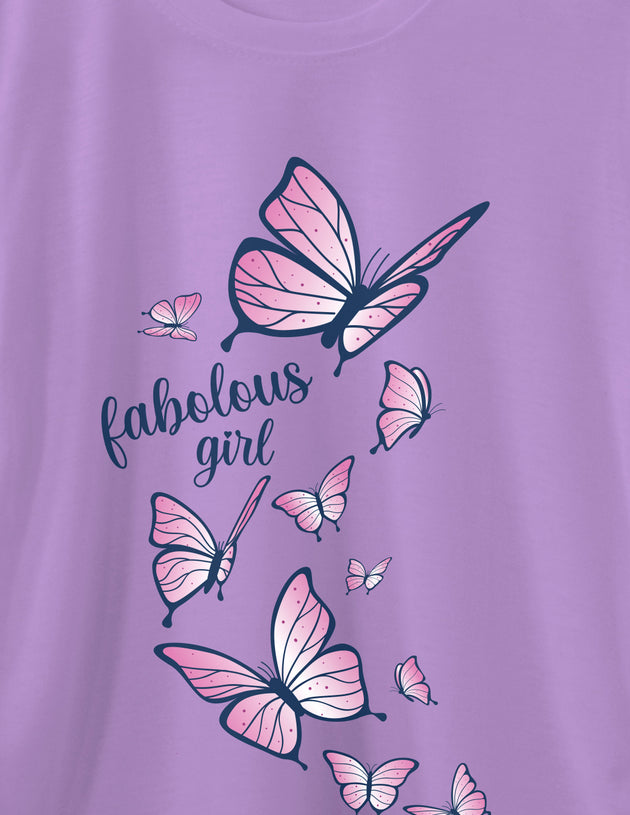 Short Sleave T- shirt - Fabulous Girl