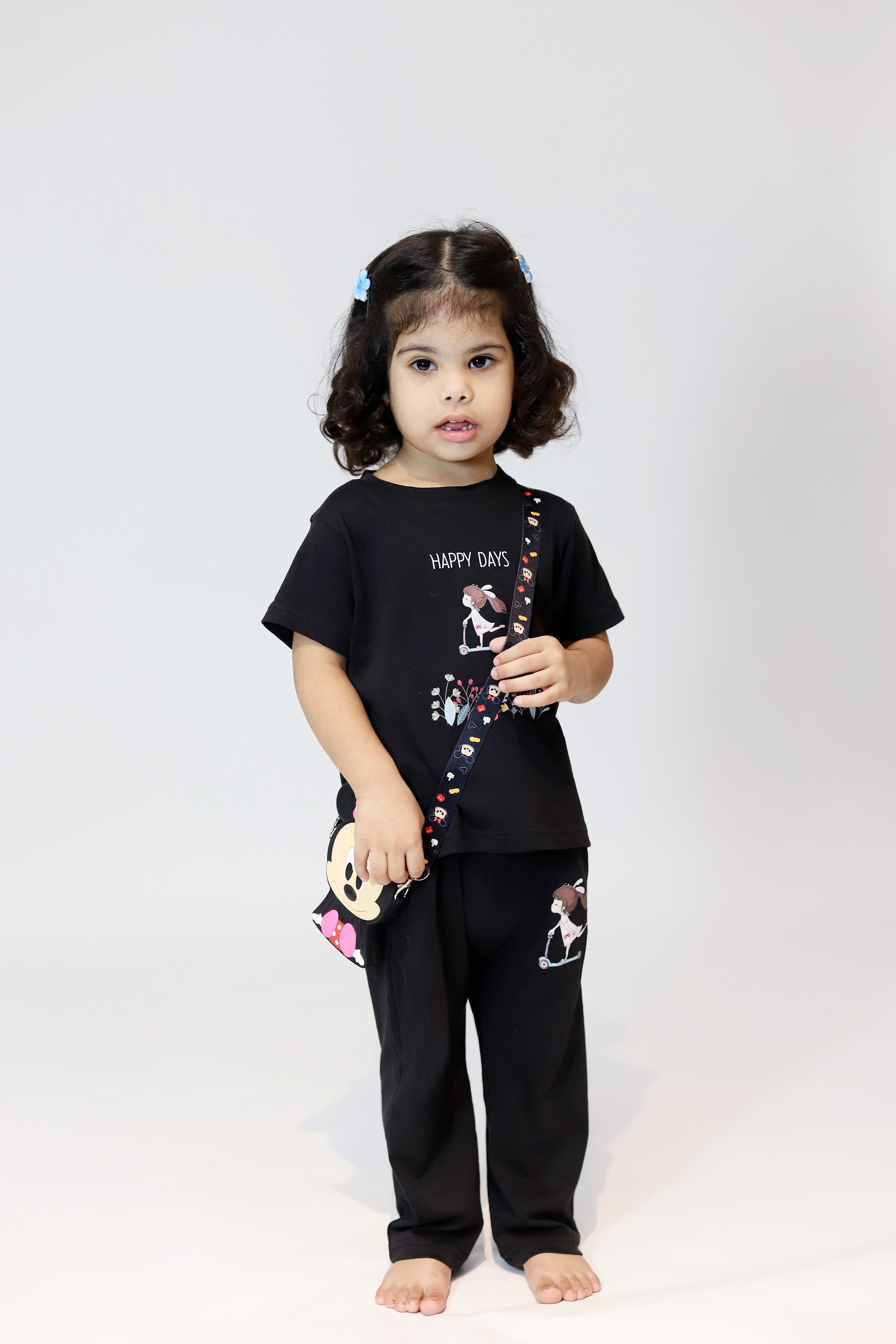 Short sleeve t-shirt for girls - Happy days