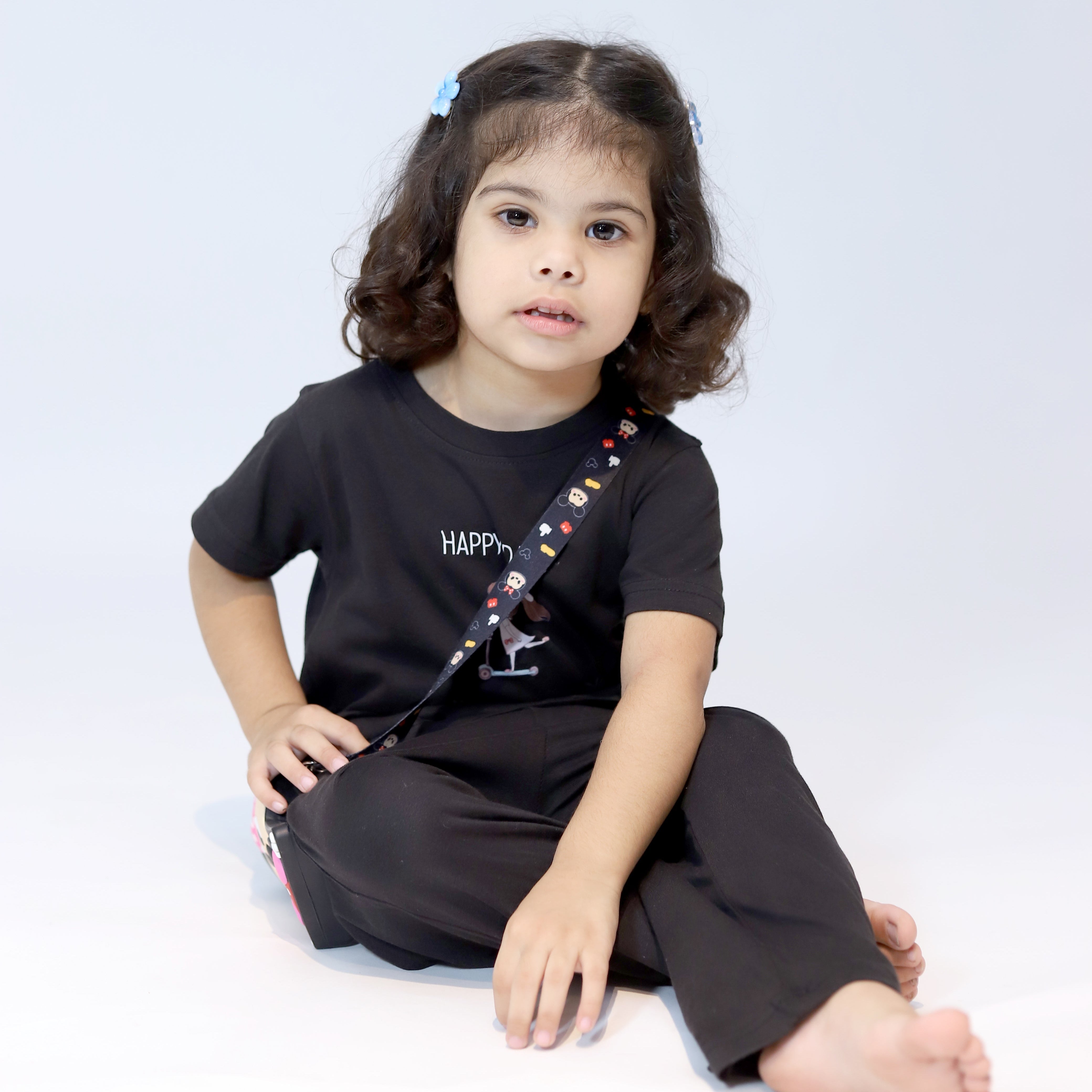 Short sleeve t-shirt for girls - Happy days