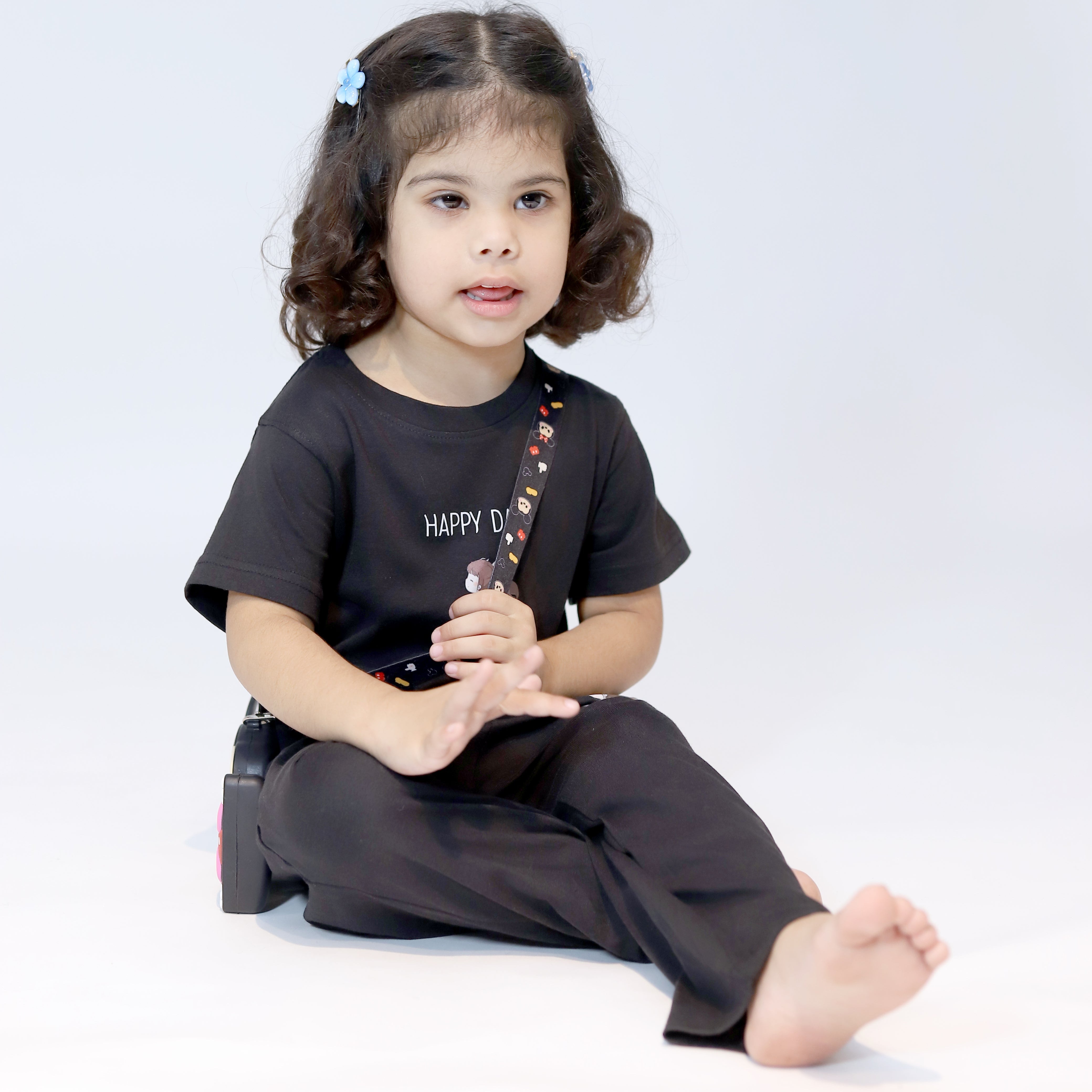 Short sleeve t-shirt for girls - Happy days
